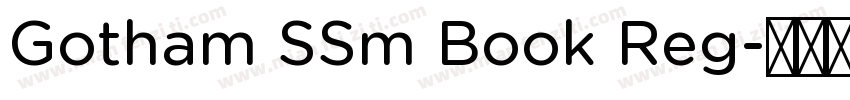Gotham SSm Book Reg字体转换